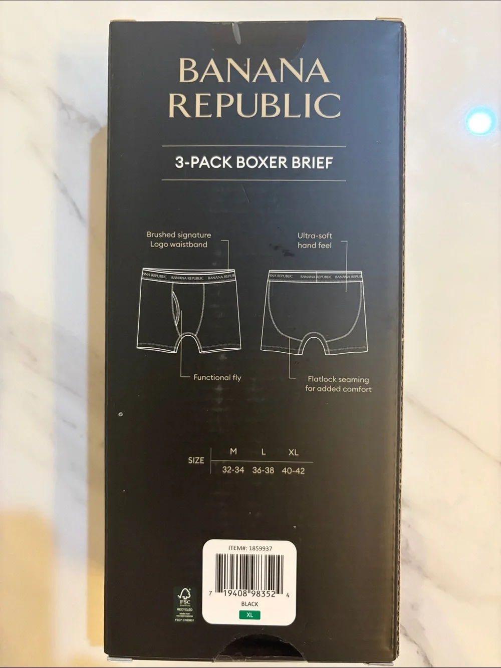 🌴Banana Republic Men’s Boxer Brief | 3-pack Size XL
